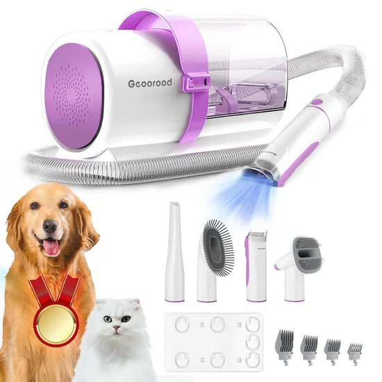 Geoorood Dog Grooming Vacuum, Dog Vacuum Brush for Shedding Grooming,Pet Grooming Vacuum,Dog Hair Vacuum Groomer, 2.5L Large Pog Grooming Kit &, Pet Products Tiktok Store Shop