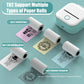 Solid T02 Portable Mini Wireless Thermal Pocket Printer Self-adhesive Stickers Use for DIY Journal Sticker Impresora Portátil