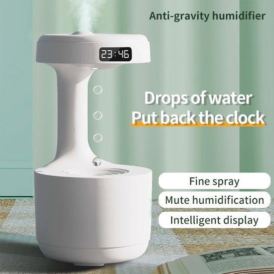 800ML Anti Gravity USB Air Humidifier Water Drop Mist Maker Ultrasonic Air Purifier Fogger Humidifiers Aroma Diffuser
